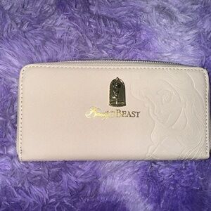 Loungefly Disney Princess Belle Cream Wallet w/beautiful detail